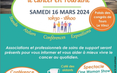 16 mars 2024 : Journée mieux vivre le cancer en Touraine